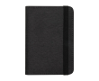 RFID-paspoorthouder van gerecycled polyester met speciale zakken kleur donker bruin