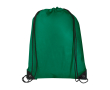 Touwrugzak van duurzaam en scheurbestendig non-woven materiaal 5L kleur groen