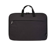 Laptoptas van gerecycled polyester met RPET-voering 2-in-1 kleur donkergrijs