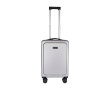 Cabinetrolley van gerecycled plastic met laptopvak 20 inch kleur zilver