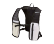 Waterdicht en reflecterend hardloopvest met drinksysteem kleur zand