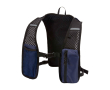 Waterdicht en reflecterend hardloopvest met drinksysteem kleur marineblauw