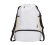 Sporttas van waterdicht gerecycled materiaal met schoenenvak 18 L kleur zand