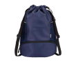 Sporttas van waterdicht gerecycled materiaal met schoenenvak 18 L kleur marineblauw