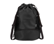 Sporttas van waterdicht gerecycled materiaal met schoenenvak 18 L kleur zwart