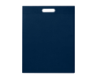 Extra sterke draagtas van gerecycled non-woven materiaal 5 L kleur marineblauw