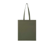 Handige tas van scheurbestendig gerecycled non-woven materiaal 6 L kleur donkergroen