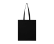 Handige tas van scheurbestendig gerecycled non-woven materiaal 6 L kleur zwart