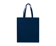 Duurzame boodschappentas van gerecycled non-woven materiaal kleur marineblauw