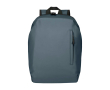 Antidiefstalrugzak van synthetisch leer 18L laptop 15\" kleur bondi blauw