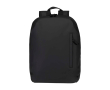 Antidiefstalrugzak van synthetisch leer 18L laptop 15\" kleur zwart