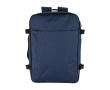 Cabinerugzak van gerecycled polyester 25L voor 17\" laptop kleur gemarmerd blauw