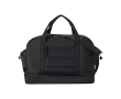 Reistas van gerecycled polyester canvas met rits 30L kleur zwart
