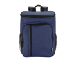 Koelrugzak voor picknick met herbruikbaar bestek 20L kleur gemarmerd blauw