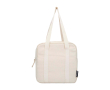 Waterdichte koeltas van gerecycled canvas met 5L inhoud kleur zand