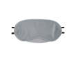Reismasker van micropolyester met zachte sponsvulling kleur grijs