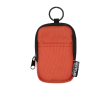 Waterafstotende portemonnee van recycled polyester met clip kleur donker oranje