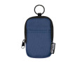 Waterafstotende portemonnee van recycled polyester met clip kleur marineblauw