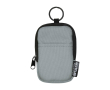 Waterafstotende portemonnee van recycled polyester met clip kleur grijs