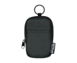 Waterafstotende portemonnee van recycled polyester met clip kleur zwart