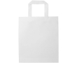 Gerecyclede mini tas van thermisch geseald vliesstof 3L kleur wit