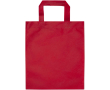 Gerecyclede mini tas van thermisch geseald vliesstof 3L kleur rood