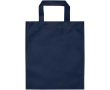 Gerecyclede mini tas van thermisch geseald vliesstof 3L kleur marineblauw