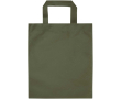 Gerecyclede mini tas van thermisch geseald vliesstof 3L kleur donkergroen