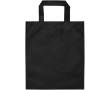 Gerecyclede mini tas van thermisch geseald vliesstof 3L kleur zwart