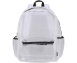 Transparante rugzak van gerecycled gaas met voorvak 18L kleur wit