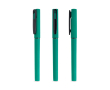 Eco rollerpen met soft-touch body en soepel schrijven, zwarte inkt kleur groen