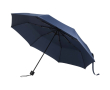Compacte opvouwbare paraplu met metalen frame en rubber Ø102 kleur marineblauw
