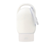 Zonnelotion met karabijnhaak en gekleurde dop SPF30 30 ml kleur wit