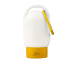 Zonnelotion met karabijnhaak en gekleurde dop SPF30 30 ml kleur geel