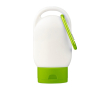 Zonnelotion met karabijnhaak en gekleurde dop SPF30 30 ml kleur appel groen