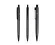 Aluminium pen met zilverkleurige details en blauwe inkt kleur antraciet