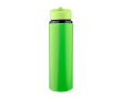Plastic drinkfles met inklapbare tuit en intern rietje 500 ml kleur lichtgroen