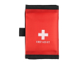 EHBO-set met klittenbandsluiting en draaghandgreep RPET 600D kleur rood