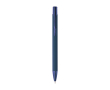 Drukbalpen van gerecycled aluminium en rubber met blauwe inkt kleur marineblauw