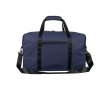 Sport- en reistas van gerecycled kunstleer met dubbele handgrepen kleur marineblauw