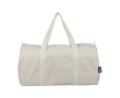 Sporttas van gerecycled polycotton met rits 330 g/m² kleur beige