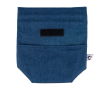 Oprolbare koeltas van gerecycled denim met klittenbandsluiting kleur jeans blauw