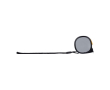 Magnetische flexometer met metalen meetlint en polsband 3 m kleur zwart