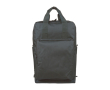 Rugzak van gerecycled polyester voor laptop 16'' met handgrepen bovenaan kleur donkergrijs