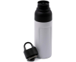Druppelvrije gerecyclede RVS-fles met filter BrandCharger 520 ml kleur wit