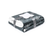 Deken met kerstversiering en sneeuwvlokken 380 g/m2 SnowFlake kleur grijs