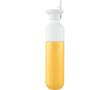 Roestvrijstalen fles met rietje Dopper Original 450 ml kleur geel