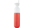 Roestvrijstalen fles met rietje Dopper Original 450 ml kleur rood