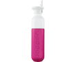 Roestvrijstalen fles met rietje Dopper Original 450 ml kleur neon fuchsia