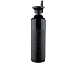RVS-thermosfles met rietje Dopper Insulated Black 580 ml kleur zwart
